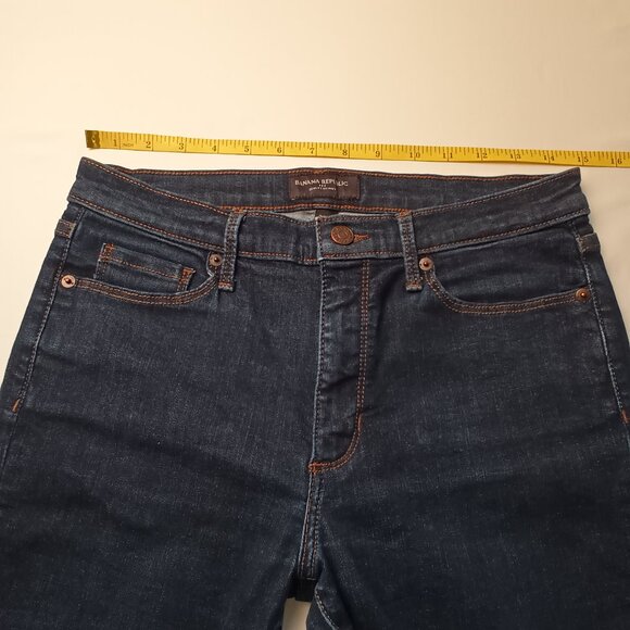 Banana Republic Jeans Size 29/8 Sculpt Skinny Mid Rise Dark Wash - Picture 6 of 9